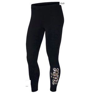 Nike Leggings with floral logo